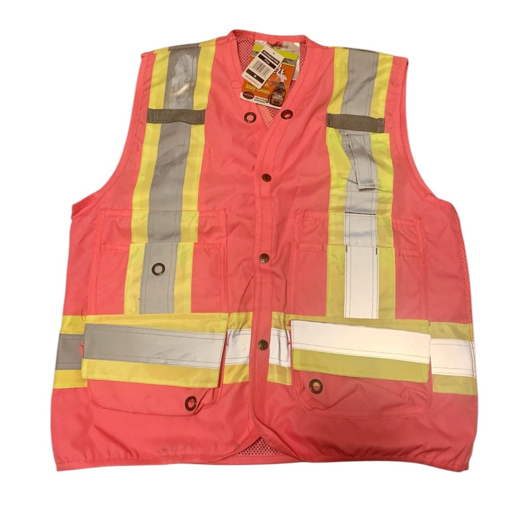 Woman’s High visibility surveyor safety vest class 2 level 1